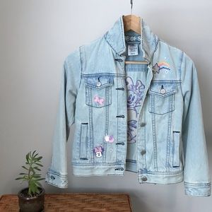 NWOT GIRLS DISNEY STORE DENIM JACKET MINNIE MOUSE